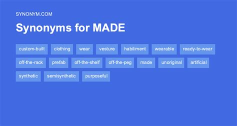<b>Synonyms</b> for <b>'Made</b> <b>me'</b>. . Made me synonyms